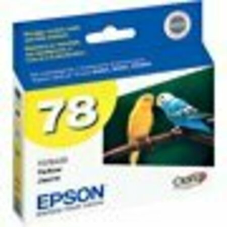 EPSON #78 Claria Hi-Definition Yellow Inkjet Cartridge 515 YLD T078420